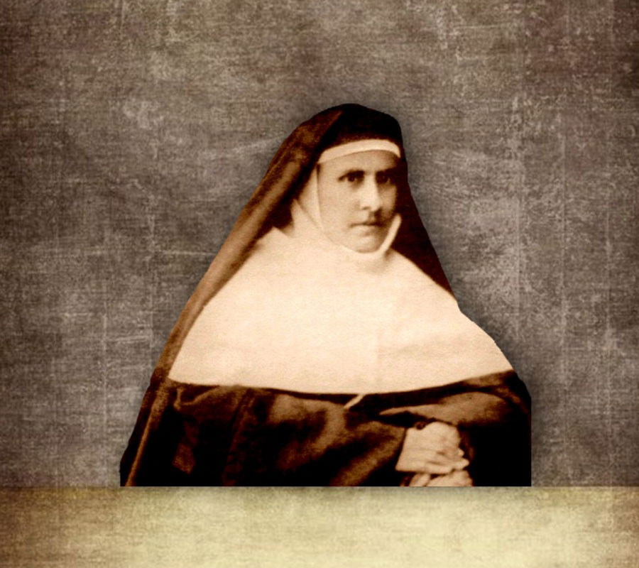 Retrato histórico de Sor Camila de San José Rolón, fundadora de la obra